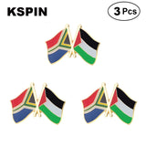 Denmark & Pakistan Flag Lapel Pin Friendship Flag Badge Flag pin 3pcs A Lot
