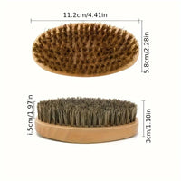 Men's Beard Care Kit For Men, Beard Oil, Beard Brush, Comb, Scissor, Storage Bag, Beard Care & Trimming Set