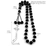 Zulfiqar Imam Ali Swords Car Keyholder Stainless Steel 33 Prayer Beads Muslim Arabic Sword Saudi Keychain Ramadan Jewelry Gifts