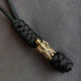 Vintage Hand-knitted Lanyard Keychain Biker helmet Pendant Paracord Rope weave Accessories Bag Hanging Handmade Car Keyring