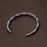 New Design Fashion Vintage Simple Bracelets Stainless Steel Trend Retro Bracelet Twist Bangle Party Jewelry Gifts Dropshipping