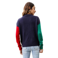 Christmas Sweater Women's Socks Christmas Tree Autumn/Winter New Round Neck Long Sleeve Loose Knitted Sweater 2024 Y2k Cloting