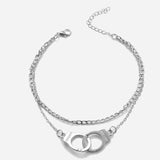 SUMENG New Boho Style Star Multilayer Foot Chain Handcuffs Anklet Bracelet For Women 2024 Fashion Beach Jewelry