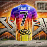 2025/26 Hot Selling Ronaldo's Fresh and Cool Summer Sports Shirt, Breathable, Quick drying, Comfortable T-shirt for Daily Use
