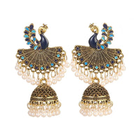 Pendientes Gypsy Ethnic Round Bells Indian Jewelry Earrings Vintage Tribe Jhumka Earrings Kolczyki Wedding Jewelry