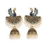 Pendientes Gypsy Ethnic Round Bells Indian Jewelry Earrings Vintage Tribe Jhumka Earrings Kolczyki Wedding Jewelry