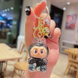 Acrylic Keychain with Flowing Sand Toy Figure Bag Accessory Cute Blind Box Decoration Gift Key Chain from Mainland China
