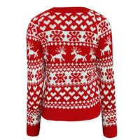 Winter 2025 Women's Christmas Sweater Soft Cute Xmas Look Knitwear Long Sleeve O Neck Jumpers Top Streetwear Y2K Style Pullovers