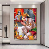 Indian Hindu Goddess Lord Hanuman Poster HD posters Self adhesive waterproof ideal for living room bedroom bar decoration