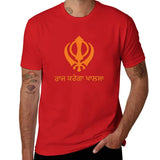 Raj Karega Khalsa T-Shirt plus size tops plain vintage clothes Short sleeve tee plain t shirts men
