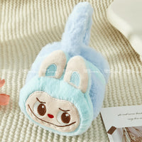 Autumn Winter New Cartoon Cute Laubfabrik Rabbit Plush Ear Cover Student Children Anti-frost Warm Ear Warm Ear Cover Motorcycle