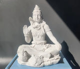 Sandstone Shiva Statue Yoga Figurine Zen Meditation Buddha Decor India Religion Feng Shui Craft  Home Decoration Accessories