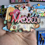 Fridge magnet Mexico Cancun Tourist Souvenirs Los cabos Margaritaville Chichen Itza Magnetic Refrigerator Stickers Home