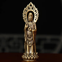 Buddha Guanyin Statue Bodhisattva Buddha Statue Desktop Decoration Handicraft Buddhist Decor