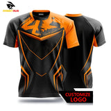 New Men's T-shirts for Men Quick-Drying Tees Shirt Uniforms Game competition Clothing Printed T-shirts Boys Breathable Sport