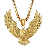 Ancient Egyptian Goddess Spread Wings Pendant Necklace Women Fashion Hip Hop Punk Amulet Jewelry Gift