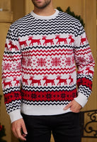 Family Christmas Sweater 2024 New Women Men Couples Matching Clothes Soft Warm Knitwear Jacquard Pullover Top Xmas Look Jumpers