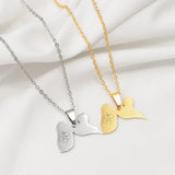 Anniyo Guadeloupe Map Hibiscus flower Pendant Necklaces for Women Jewelry France Guadeloupe  @364521
