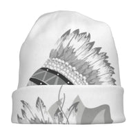 Indians Motorcycle Warm Knitted Cap Fashion Bonnet Hat Autumn Winter Outdoor Beanies Hats for Unisex Adult
