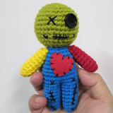 Various Color Handmade Thai Voodoo Doll Unique Creepy Horror Party Ornament Witchcraft Trick Props for Halloween Christmas Decor