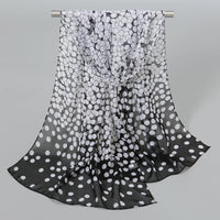 Indian Style New Chiffon Scarves Women Breathable Thin Simulation Silk Scarf Ladies Shawl And Wraps Women Printing Hijab Stole