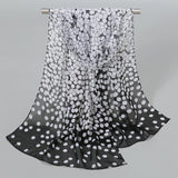 Indian Style New Chiffon Scarves Women Breathable Thin Simulation Silk Scarf Ladies Shawl And Wraps Women Printing Hijab Stole
