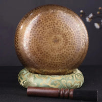 Nepal Large Bowl Singing 20cm Copper Handmade Buddha Bowls Tibetan Yoga Bowl Meditation Tools Buddha Sound Bowls Awareness Set