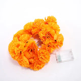 Marigold Garland for Decoration Lighted Day of The Dead Dia De Los Muertos Indian Diwali Altar Halloween Home Party Decor