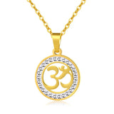 2024 new fashion stainless just yoga outdoor sports pendant necklace temperament everything collarbone chain birthday anniversar