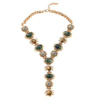 Large Heavy Chunky Necklace For Women Statement Vintage Fashion Jewelry Long Drop Daily Accessories Wholesale Holiday Gift MQ522