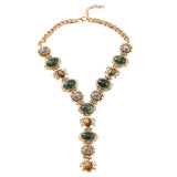 Large Heavy Chunky Necklace For Women Statement Vintage Fashion Jewelry Long Drop Daily Accessories Wholesale Holiday Gift MQ522