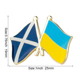 Scotland Flag Laple Pin Badge Brooch
