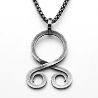 Ancient Troll Cross Amulets Men Necklaces Stainless Steel Pendant Chain Women Punk Fashion Jewelry Accessories Gifts Wholesale