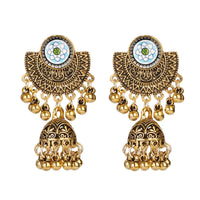 Pendientes Gypsy Ethnic Round Bells Indian Jewelry Earrings Vintage Tribe Jhumka Earrings Kolczyki Wedding Jewelry
