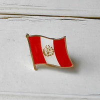 National Flag Metal Lapel Pin Country Badge All the World Netherlands Palestine Panama Peru Philippines Poland  Portuguesa Qatar