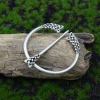 Medieval Clasp Pin Brooch Vintage Viking Celtic Scarf Shawl Penannular Brooch Cloak Pins Jewelry