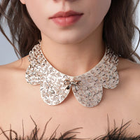 Pearl Beaded Lace Trim Collar Ribbons Women Necklace Wedding Jewelry for Clothes Dress  Beads Crystal Collar Wedding Jewelry