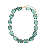 Vintage Ellipse Geometry Necklace Fashion Jewelry Women Trend Delicate Exaggerate Party Gifts Personality Accessories RG202