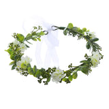 Gift Costume Cosplay Fairy Flower Leaf Headbands Photoshoot Simulated Elven Princess Tiara Black Flower Antler Crown Wedding