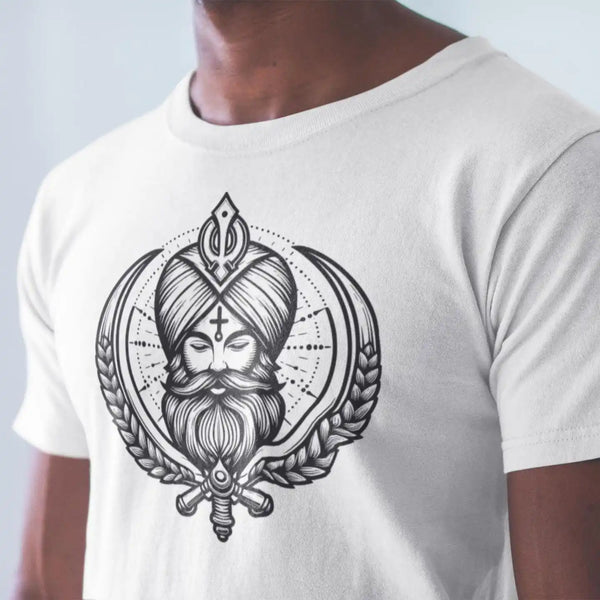 Sikh Heritage T Shirt Spiritual Apparel Cultural for Festivals Casual Wear Vaisakhi