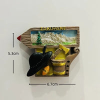 Poland 3D Fridge Magnets Tourism Souvenir Resin Refrigerator Magnets Sticker Collection Handicraft Gift Home Decoration Articles