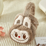 Autumn Winter New Cartoon Cute Laubfabrik Rabbit Plush Ear Cover Student Children Anti-frost Warm Ear Warm Ear Cover Motorcycle
