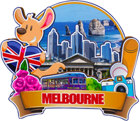 Decorative Magnets for Gold Coast Cairns Perth Brisbane Melbourne Sydney Melbourne Australia City Landmark Unique Souvenirs