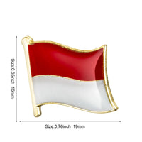 Country Flag Badge Flag Brooch National Flag Lapel Pin International Travel Pins Collections