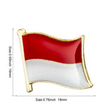 Country Flag Badge Flag Brooch National Flag Lapel Pin International Travel Pins Collections