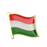 Flags, badges, and pins of countries around the world-
