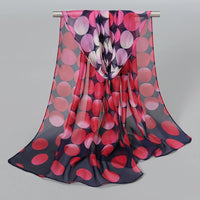 Indian Style New Chiffon Scarves Women Breathable Thin Simulation Silk Scarf Ladies Shawl And Wraps Women Printing Hijab Stole