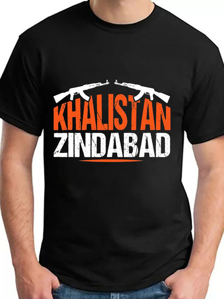 Sikh Khalistan Zindabad Singh Punjabi Clothing Funny Gift Gifts For Men Man Men's Summer Top Anime Men T shirt Printed AMK10931
