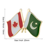 Pakistan Flag Badge Brooch Natinal Lapel Pins Flag Lapel Pins Country Flag Badge