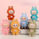 Rab face-changing doll animation keychain, student bag pendant, tabletop ornaments, children's toys, gifts